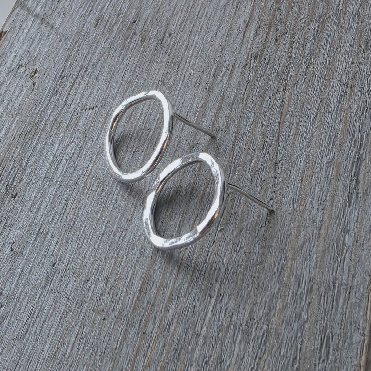 Perfectly Unperfect studs - Silverörhängen
