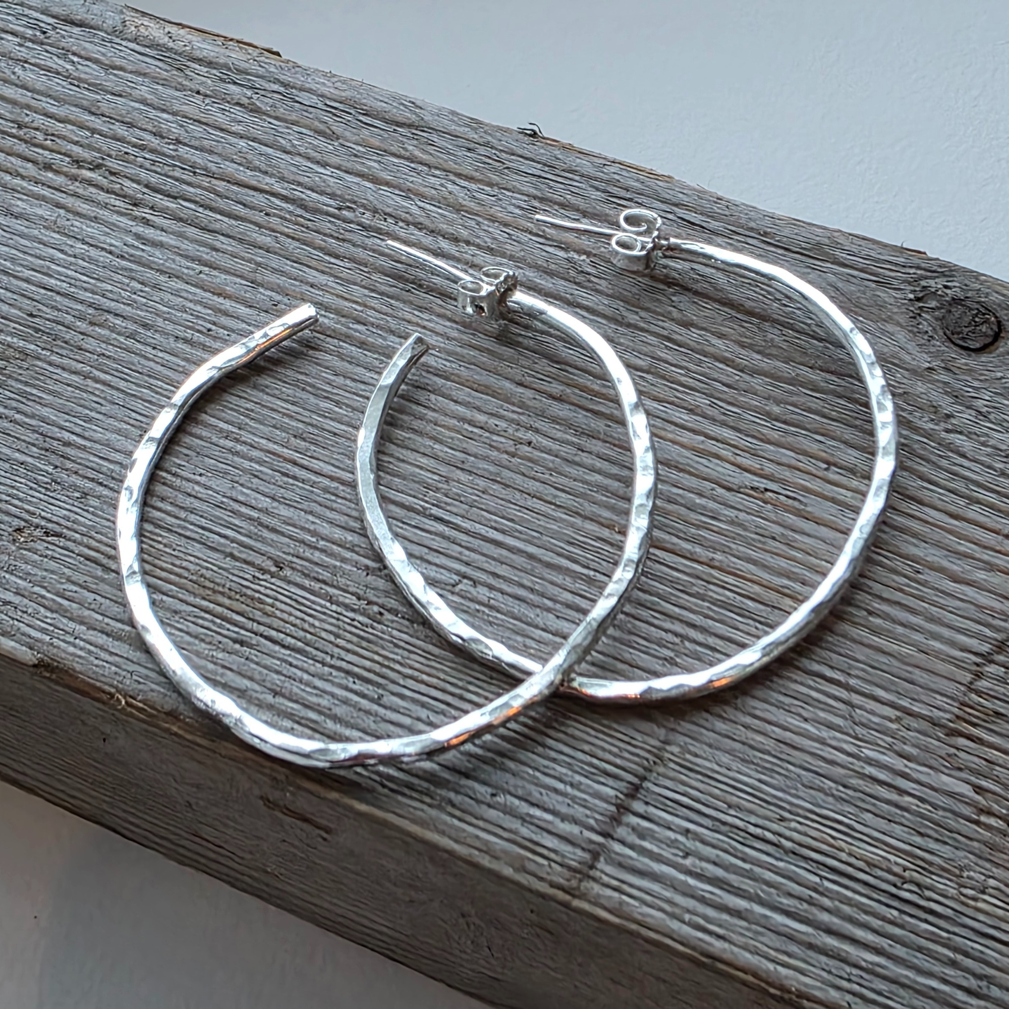 Hamrade hoops, ringar stora