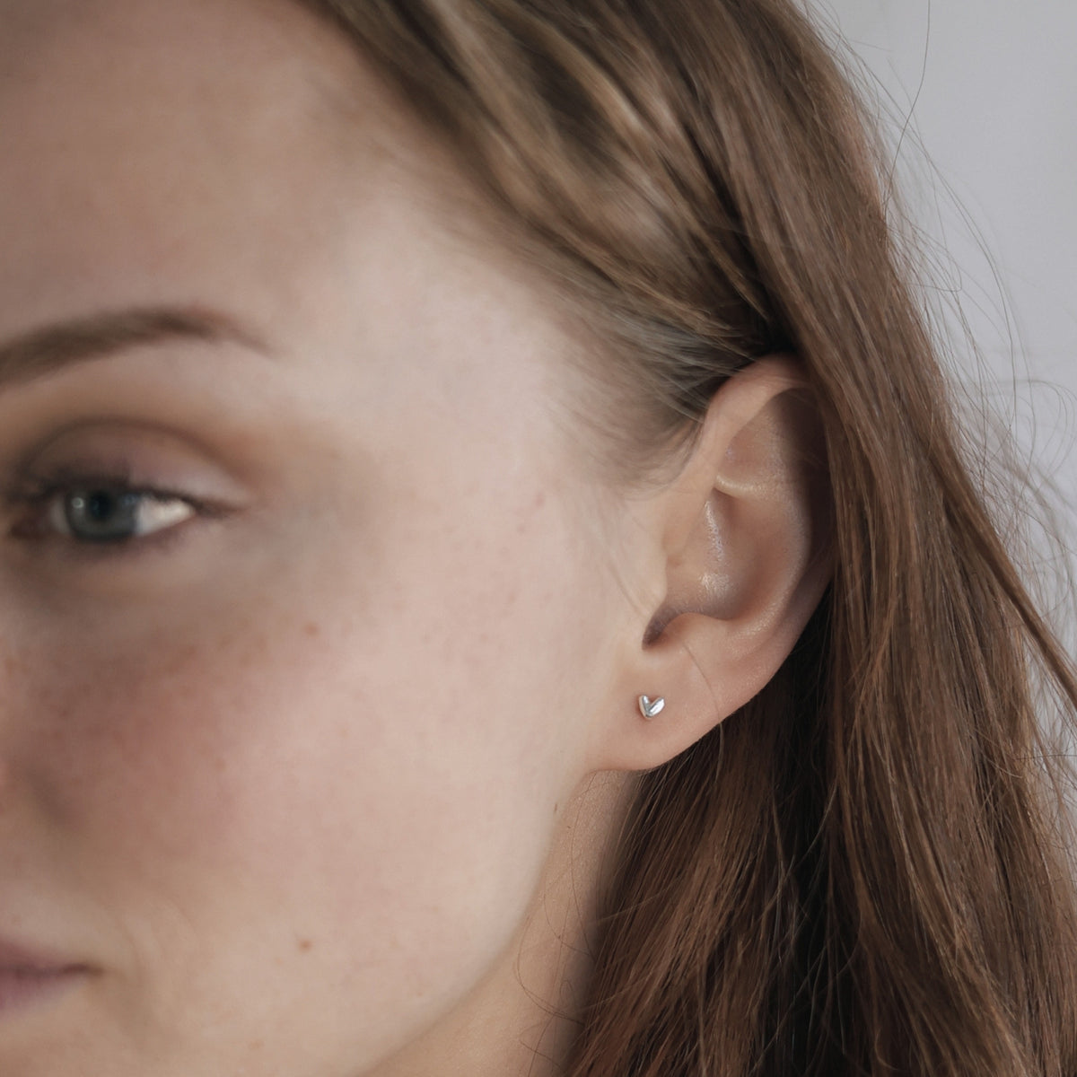 Små hjärtan Tiny Heart - Silverörhängen