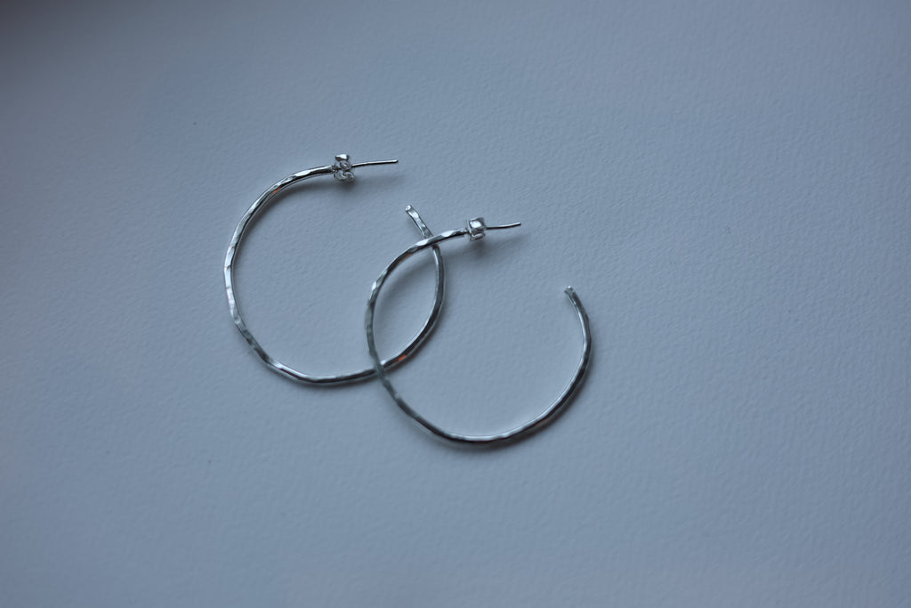 Hamrade hoops, ringar stora